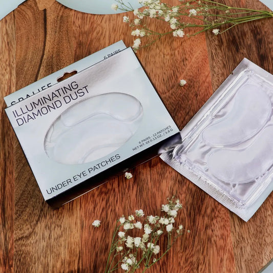 Illuminating Diamond Dust Under Eye Masks- 6 Pairs