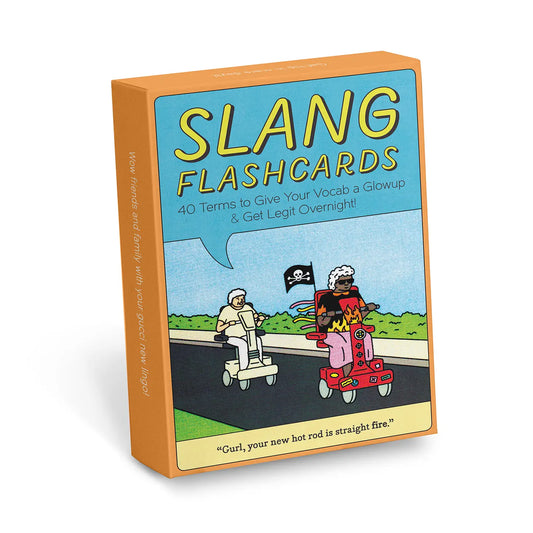 Slang Flashcards Deck, 50 Cards