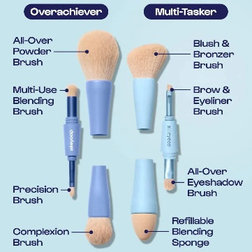 Makeup Multi-Tasker - 4-in-1 Makeup Brushes